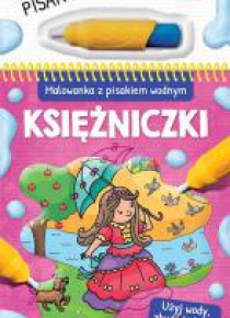 Malowanka z pisakiem wodnym. Księżniczki