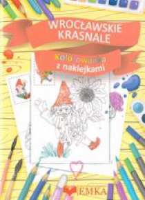 Kolorowanka z naklej. Wrocławskie Krasnale w.2019