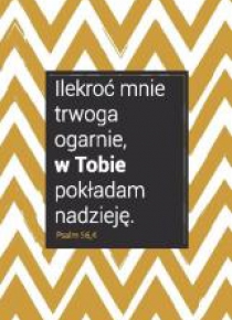 A Kartka składana - Ilekroć mnie trwoga złocona