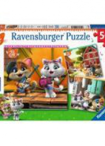 Puzzle 3x49 44 koty
