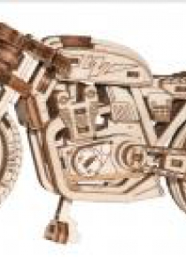 Drewniany zestaw mechaniczny Cafe Racer