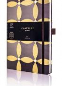 Notatnik 13x21cm linie Castelli Oro Circles