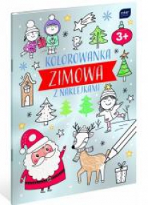 Kolorowanka A4 z nakl. Zimowa