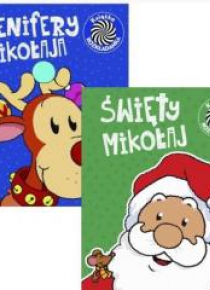 Pakiet: Ruchome obrazki 1 Św. Mikołaj/Renifer