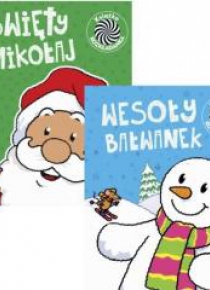 Pakiet: Ruchome obrazki 2 Św.Mikołaj/Bałwanek