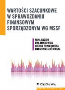 Wartości szacunkowe w sprawozdaniu finansowym...