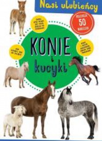 Kolekcja 50 naklejek. Konie i kucyki