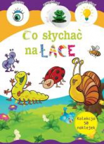 Kolekcja 50 naklejek. Co słychać na łące