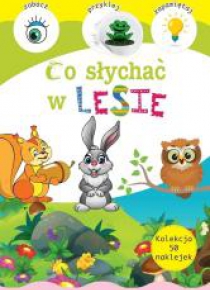 Kolekcja 50 naklejek. Co słychać w lesie