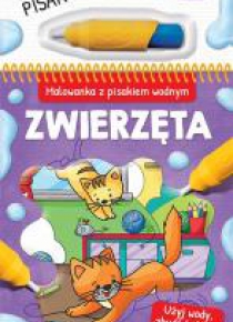 Malowanka z pisakiem wodnym. Zwierzęta