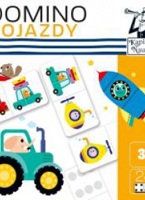 Kapitan Nauka. Domino obrazkowe. Pojazdy