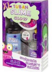 Zestaw Super Slime XL - Glow in the dark TUBAN