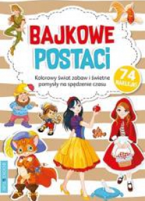 Kolorowanka z naklejkami - Bajkowe Postaci