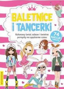 Kolorowanka z naklejkami - Baletnice i Tancerki