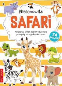 Kolorowanka z naklejkami -  Niesamowite Safari