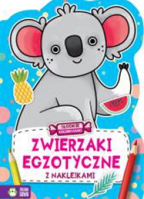 Słodkie kolorowanki. Zwierzaki egzotyczne