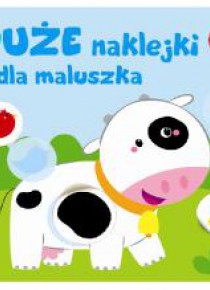 Duże naklejki dla maluszka - krówka 3+