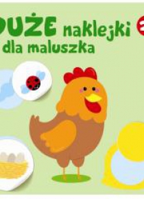 Duże naklejki dla maluszka - kurka 2+