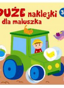 Duże naklejki dla maluszka - traktor 3+