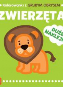 Kolorowanki z grubym obrysem. Zwierzęta