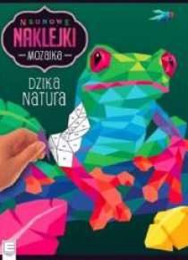 Neonowe naklejki. Mozaika. Dzika natura