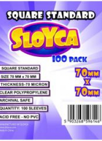 Koszulki Square Standard 70x70mm (100szt) SLOYCA