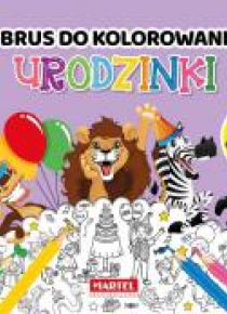 Obrus do kolorowania. Urodzinki