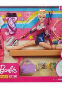 Barbie Zestaw Lalka gimnastyczka