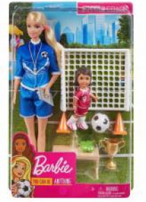 Barbie Zestaw Trenerka piłki nożnej GLM47