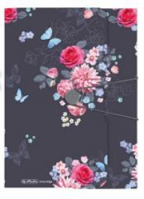 Teczka rysunkowa A4 z gumką Ladylike Flowers