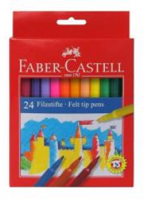 Flamastry Zamek 24 kolory FABER CASTELL