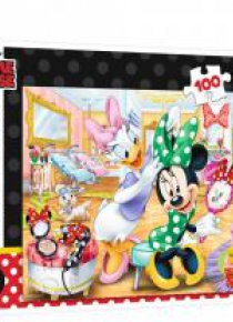 Puzzle 100 Minnie w salonie kosmetycznym TREFL