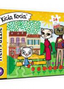 Puzzle 24 maxi Zabawy Kici Koci TREFL