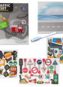 Puzzle magnetyczne - pojazdy