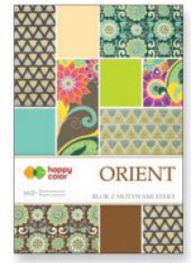Blok Effect Orient 10 arkuszy HAPPY COLOR