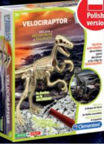 Naukowa zabawa Skamieniałości - Welociraptor