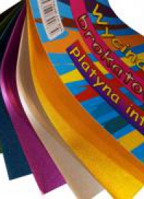 Wycinanka A4/6K brokatowa platyna intensive