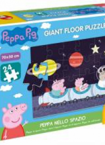 Puzzle 24 Gigant - Świnka Peppa w kosmosie