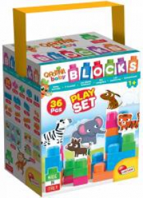 Carotina Baby - Klocki Szczęśliwe zwierzątka