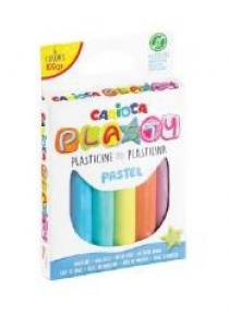 Plastelina 100g 6 kolorów pastelowa CARIOCA