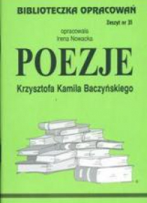 Biblioteczka opracowań nr 031 Poezje Baczyńskiego