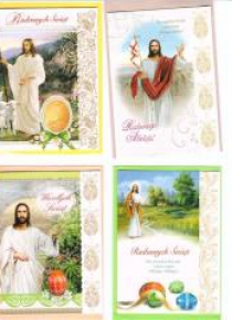 Karnet B6 Wielkanoc BBW religijne (10szt) MIX