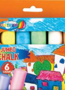 Kreda kolorowa Jumbo Magic willage 6szt 80391