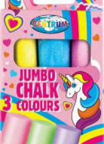 Kreda kolorowa Jumbo Unicorn 3szt 80390