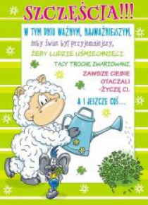 Karnet Smile B6 + koperta wzór nr 06