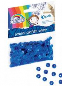 Confetti cekiny kółko niebieskie FIORELLO