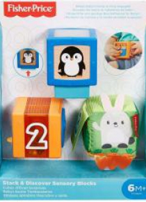 Fisher Price Kolorowe zwierzątka klocki