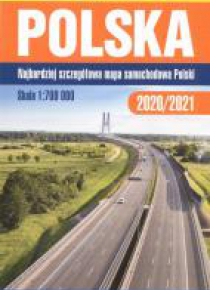 Mapa samochodowa 1:700 000 Polska TW KOMPAS