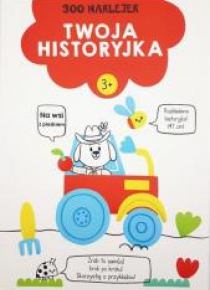 300 naklejek. Twoja historyjka 3+ (czerwona)