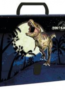 Teczka z rączką gruba 04 Dinozaur DERFORM